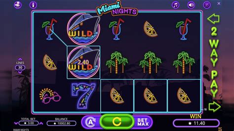 Miami Nights  игровой автомат Booming Games